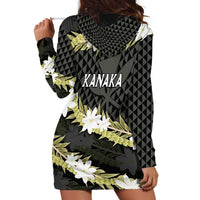 Born And Raised Aloha Hawaii Hoodie Dress Kanaka Kakau Hawaiian Tiare Pakalana Lei - Polynesian Pride