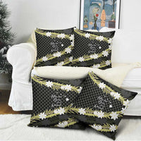 Born And Raised Aloha Hawaii Pillow Cover Kanaka Kakau Hawaiian Tiare Pakalana Lei - Polynesian Pride