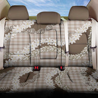 Brown Hawaii Tiare and Shell Lei Back Car Seat Cover Hawaiian Palaka Luxury Vibes LT14 One Size Brown - Polynesian Pride