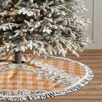 Orange Hawaii Tiare and Shell Lei Tree Skirt Hawaiian Palaka Luxury Vibes LT14 - Polynesian Pride