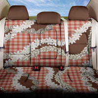 Red Hawaii Tiare and Shell Lei Back Car Seat Cover Hawaiian Palaka Luxury Vibes LT14 One Size Red - Polynesian Pride