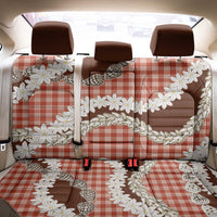 Red Hawaii Tiare and Shell Lei Back Car Seat Cover Hawaiian Palaka Luxury Vibes LT14 - Polynesian Pride