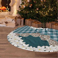 Dark Cyan Hawaii Tiare and Shell Lei Tree Skirt Hawaiian Palaka Luxury Vibes LT14 - Polynesian Pride