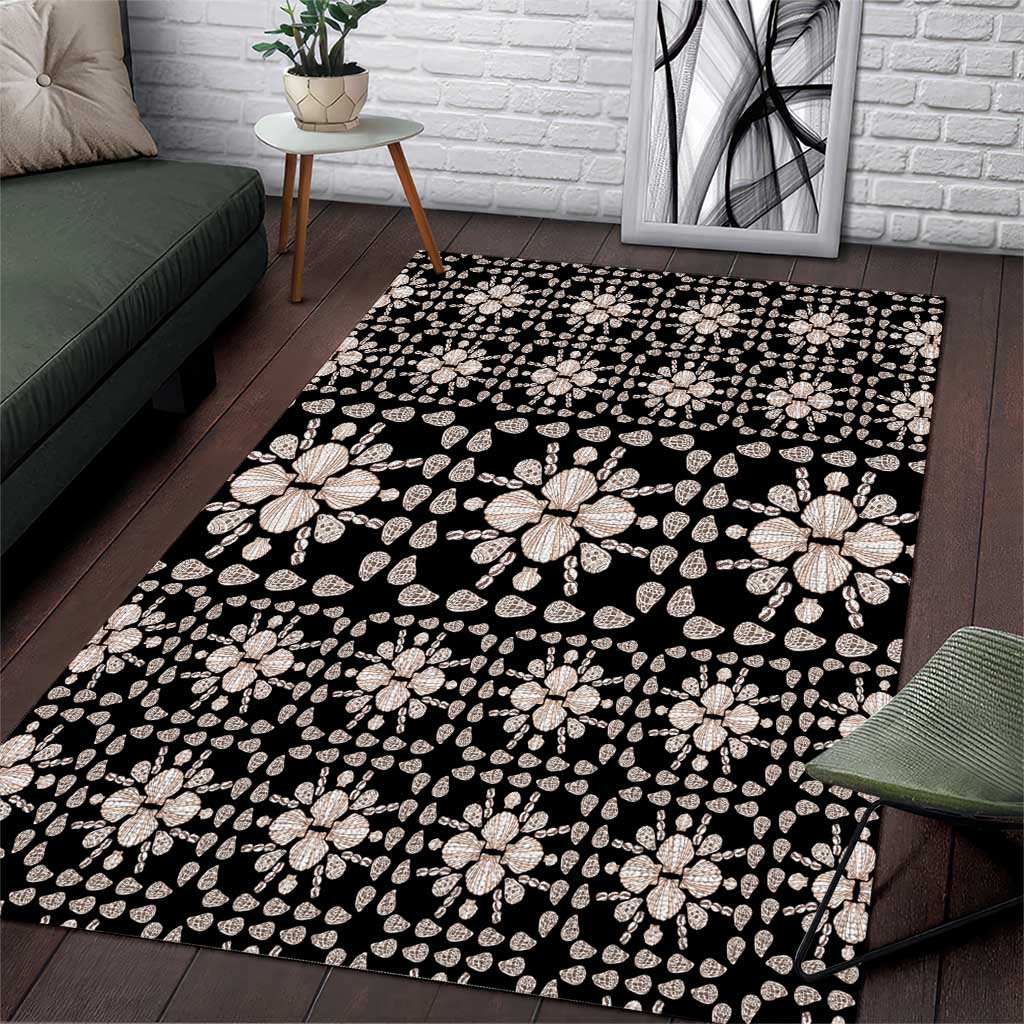 Aloha Hawaii Shell Quilt Area Rug Seamless Style - Polynesian Pride