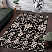 Aloha Hawaii Shell Quilt Area Rug Seamless Style - Polynesian Pride