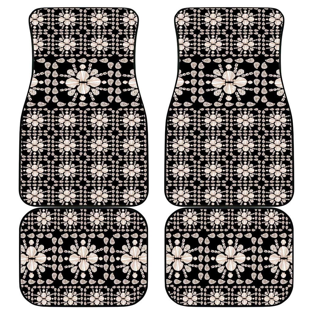 Aloha Hawaii Shell Quilt Car Mats Seamless Style - Polynesian Pride