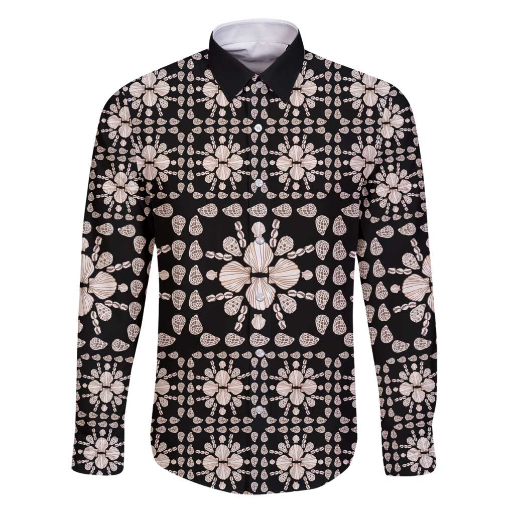 Aloha Hawaii Shell Quilt Family Matching Puletasi and Hawaiian Shirt Seamless Style - Polynesian Pride