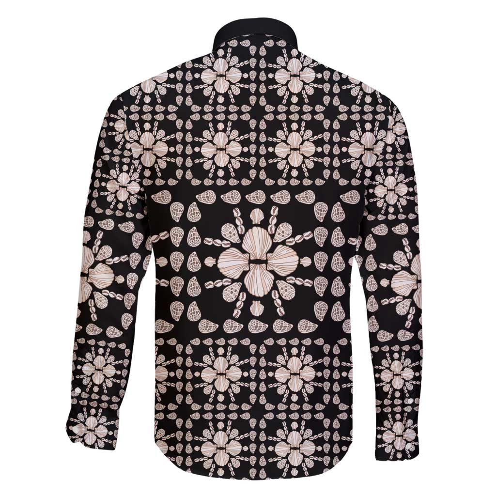 Aloha Hawaii Shell Quilt Family Matching Puletasi and Hawaiian Shirt Seamless Style - Polynesian Pride