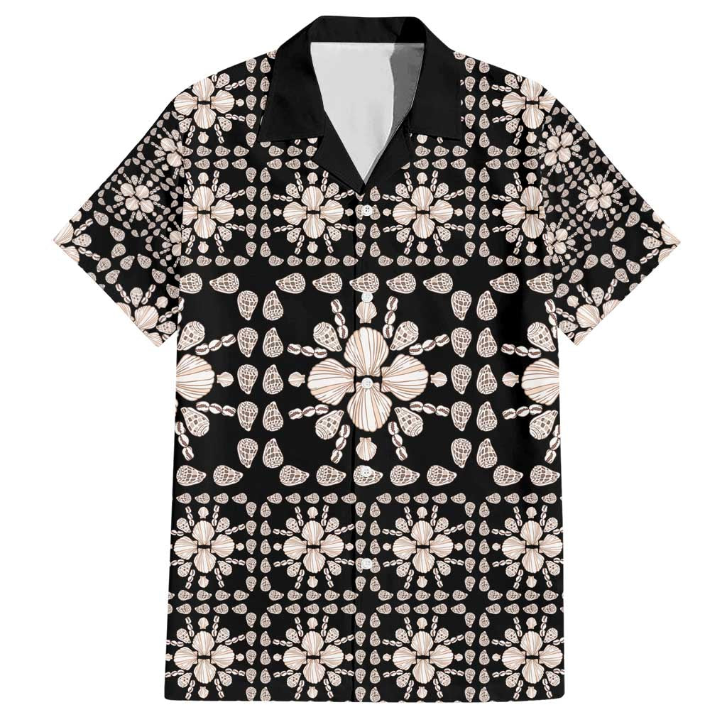 Aloha Hawaii Shell Quilt Family Matching Short Sleeve Bodycon Dress and Hawaiian Shirt Seamless Style - Polynesian Pride