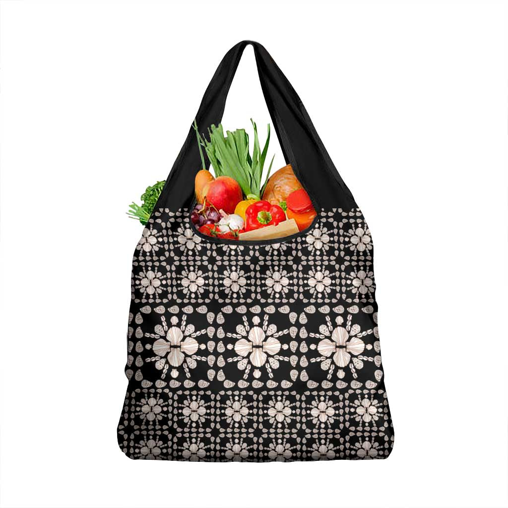 Aloha Hawaii Shell Quilt Grocery Bag Seamless Style - Polynesian Pride
