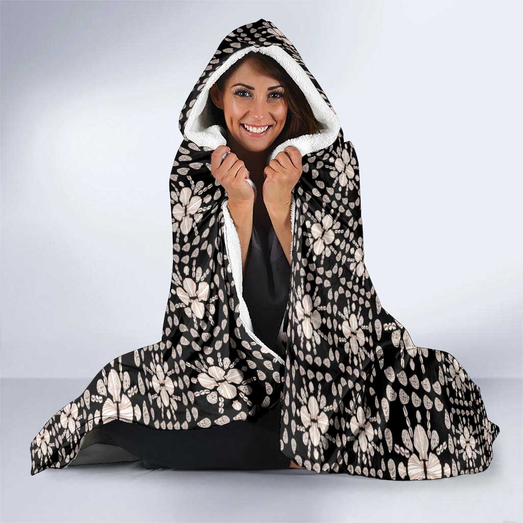 Aloha Hawaii Shell Quilt Hooded Blanket Seamless Style - Polynesian Pride