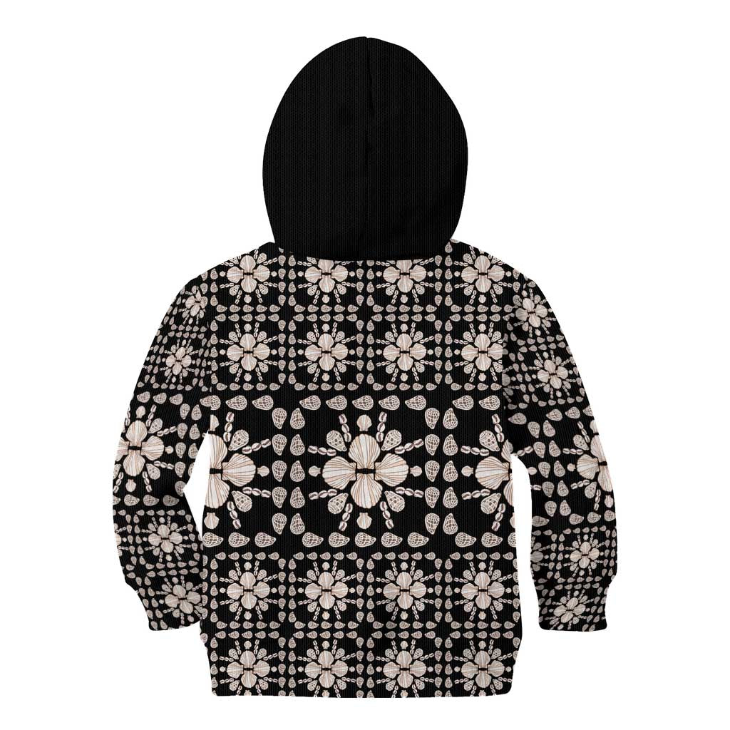 Aloha Hawaii Shell Quilt Kid Hoodie Seamless Style - Polynesian Pride