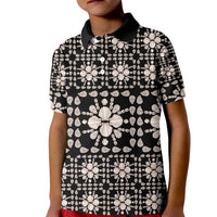 Aloha Hawaii Shell Quilt Kid Polo Shirt Seamless Style - Polynesian Pride