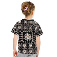 Aloha Hawaii Shell Quilt Kid T Shirt Seamless Style - Polynesian Pride