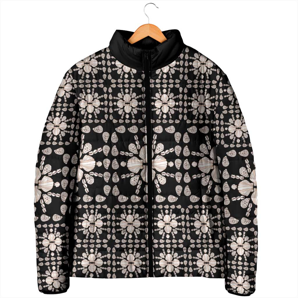 Aloha Hawaii Shell Quilt Padded Jacket Seamless Style - Polynesian Pride