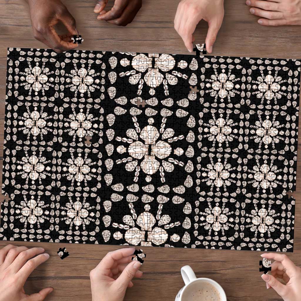 Aloha Hawaii Shell Quilt Puzzle Seamless Style - Polynesian Pride