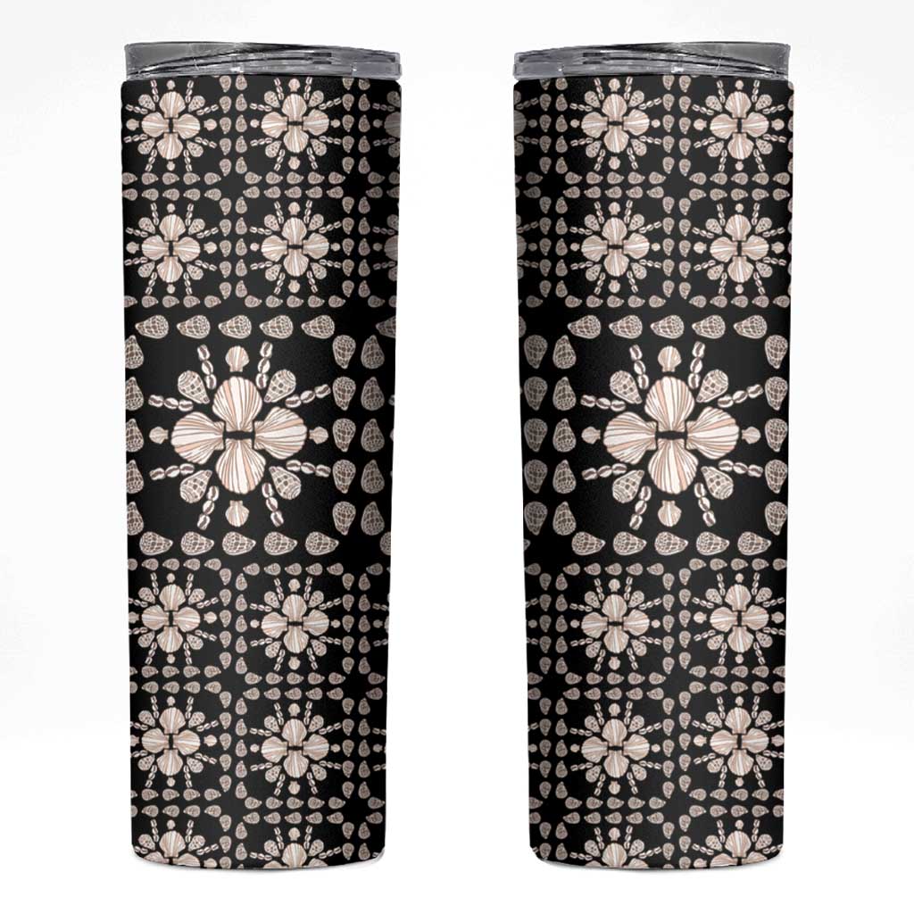 Aloha Hawaii Shell Quilt Skinny Tumbler Seamless Style - Polynesian Pride