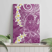 Pink Polynesian Tribal Frangipani Tropical Vibe Canvas Wall Art LT14 - Polynesian Pride
