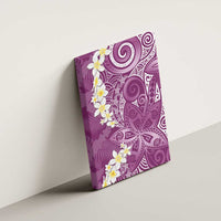 Pink Polynesian Tribal Frangipani Tropical Vibe Canvas Wall Art LT14 - Polynesian Pride
