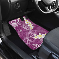 Pink Polynesian Tribal Frangipani Tropical Vibe Car Mats LT14 - Polynesian Pride