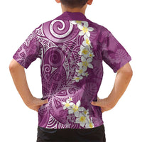 Pink Polynesian Tribal Frangipani Tropical Vibe Hawaiian Shirt LT14 - Polynesian Pride
