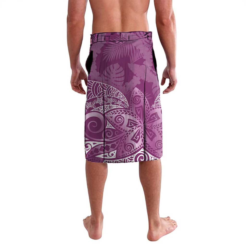 Pink Polynesian Tribal Frangipani Tropical Vibe Lavalava