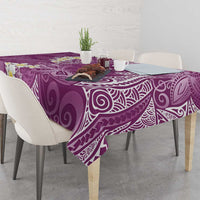 Pink Polynesian Tribal Frangipani Tropical Vibe Tablecloth LT14 - Polynesian Pride