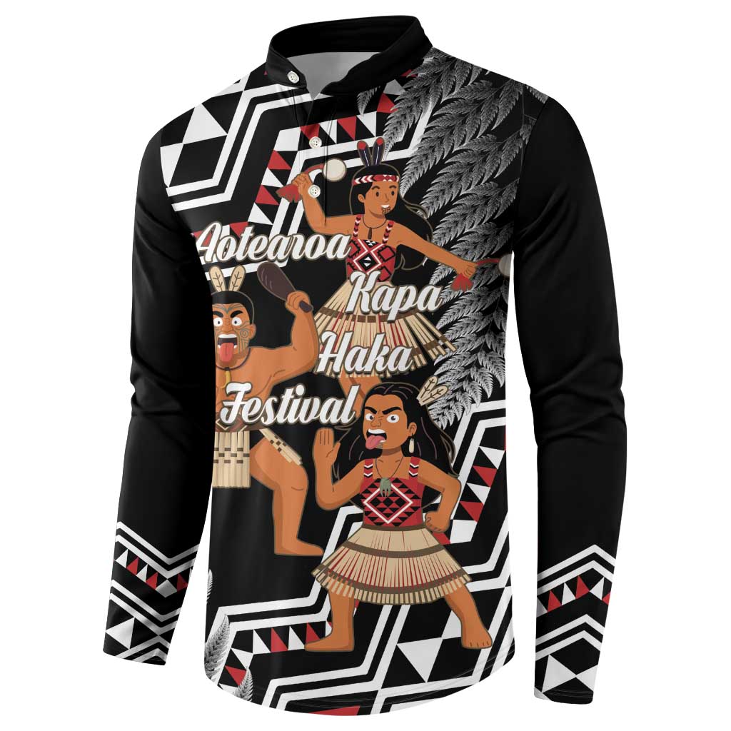 Aotearoa Kapa Haka Button Sweatshirt 2025 Festival - Traditional Maori Dance LT14 - Polynesian Pride