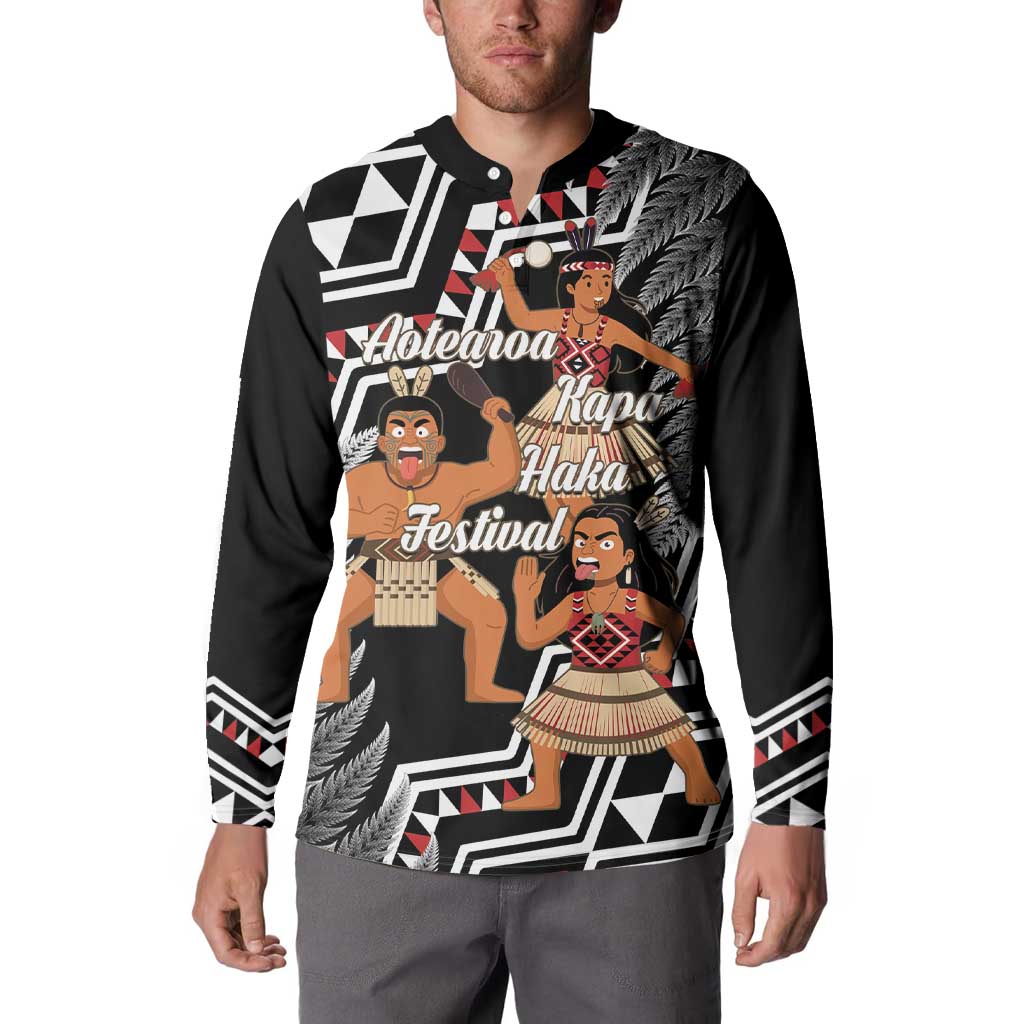 Aotearoa Kapa Haka Button Sweatshirt 2025 Festival - Traditional Maori Dance LT14 - Polynesian Pride