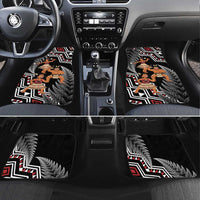 Aotearoa Kapa Haka Car Mats 2025 Festival - Traditional Maori Dance LT14 Set 4pcs Black - Polynesian Pride