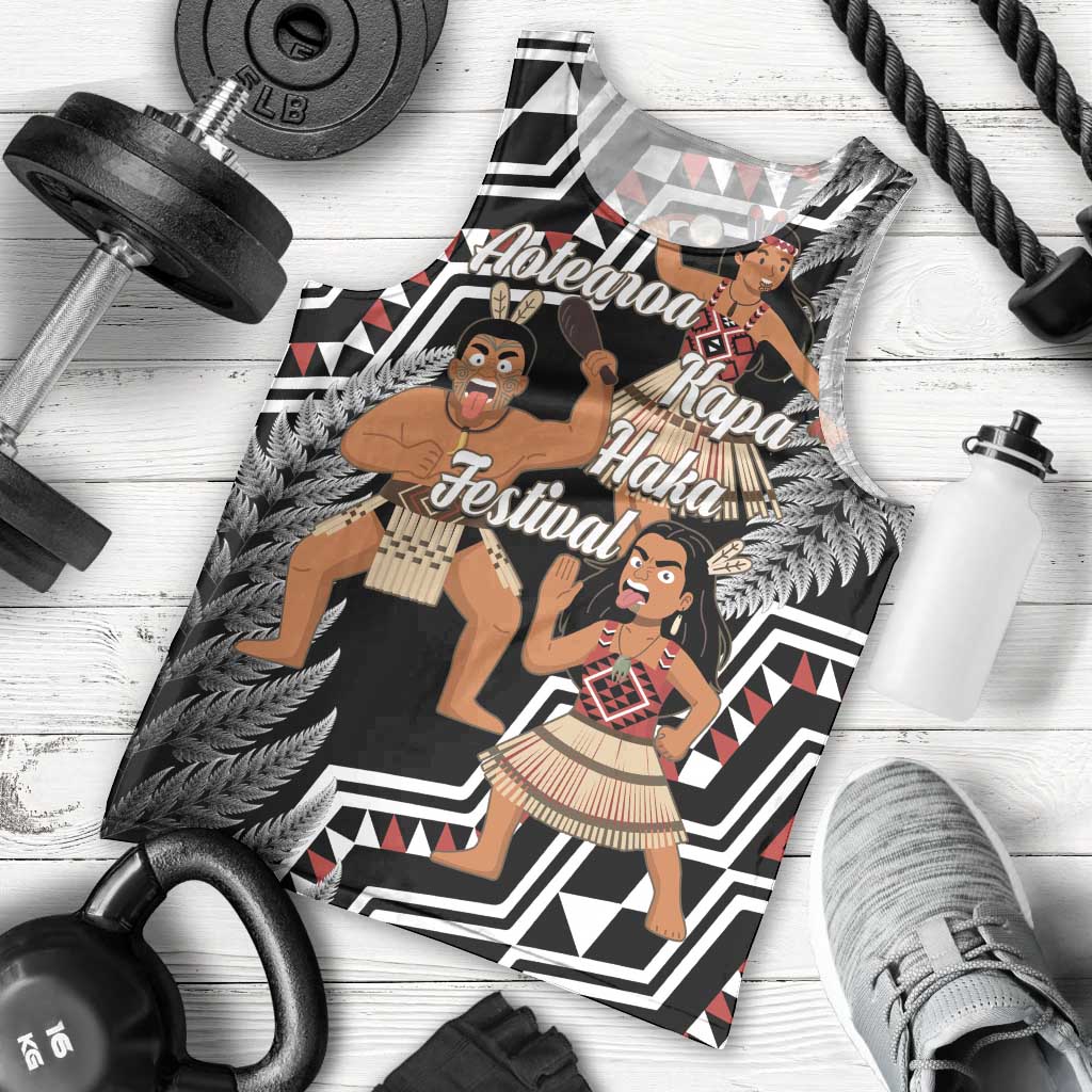 Aotearoa Kapa Haka Men Tank Top 2025 Festival - Traditional Maori Dance LT14 - Polynesian Pride