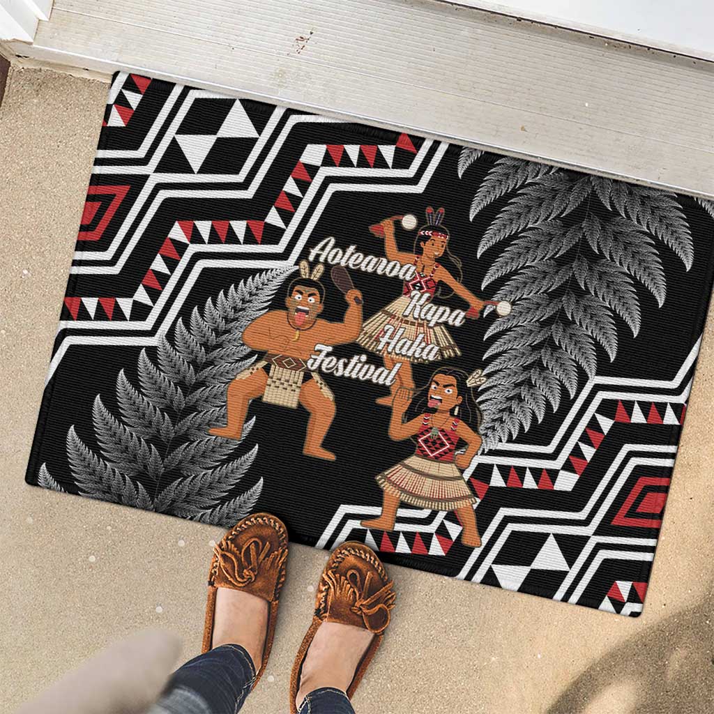 Aotearoa Kapa Haka Rubber Doormat 2025 Festival - Traditional Maori Dance LT14 - Polynesian Pride