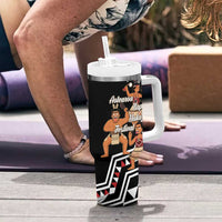 Aotearoa Kapa Haka Tumbler With Handle 2025 Festival - Traditional Maori Dance LT14 - Polynesian Pride