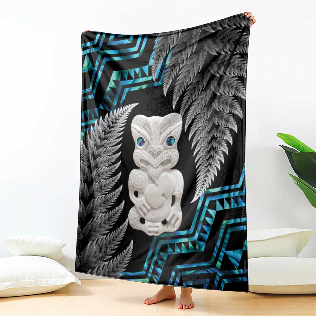 Aotearoa Taniko Paua Shell With Hei Tiki Blanket LT14 - Polynesian Pride