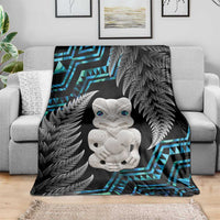 Aotearoa Taniko Paua Shell With Hei Tiki Blanket LT14 - Polynesian Pride