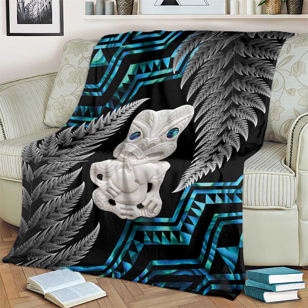 Aotearoa Taniko Paua Shell With Hei Tiki Blanket LT14 - Polynesian Pride