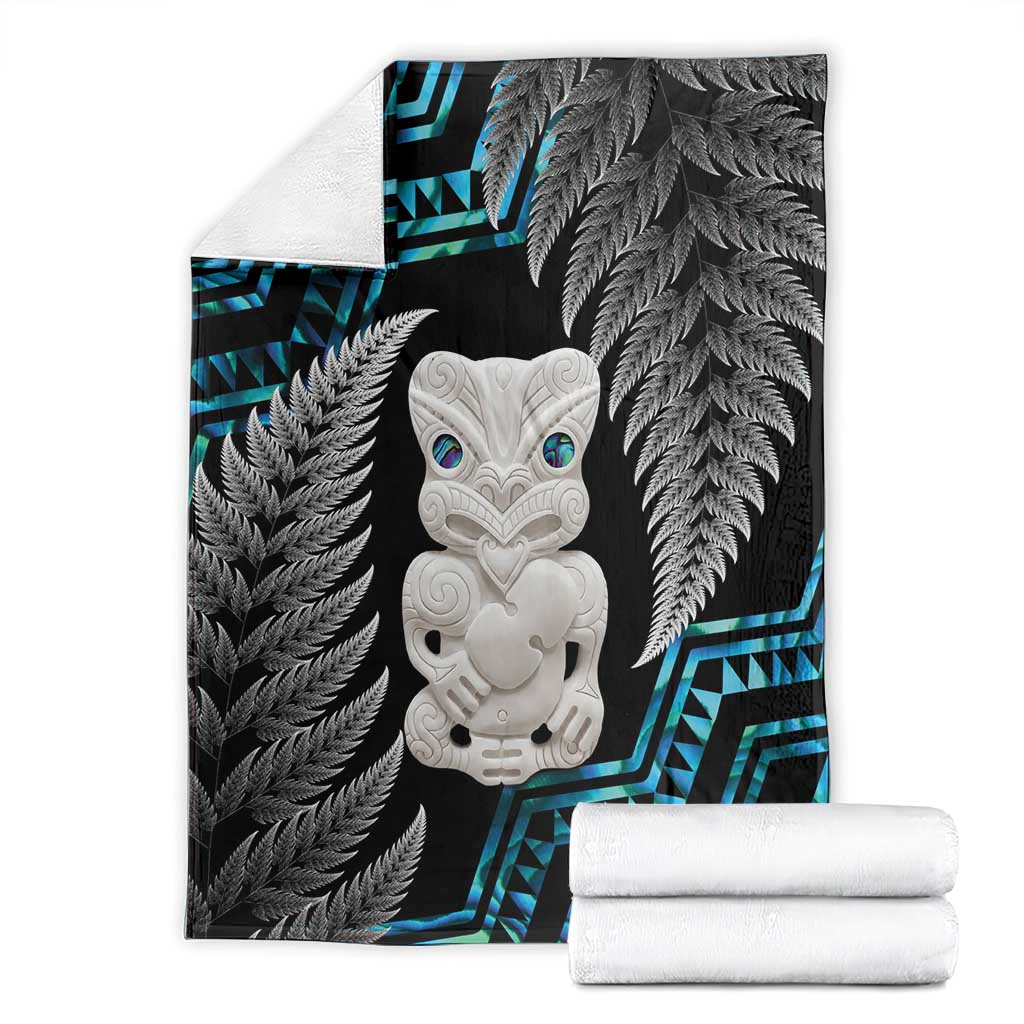 Aotearoa Taniko Paua Shell With Hei Tiki Blanket LT14 - Polynesian Pride