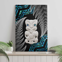 Aotearoa Taniko Paua Shell With Hei Tiki Canvas Wall Art LT14 - Polynesian Pride