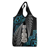 Aotearoa Taniko Paua Shell With Hei Tiki Grocery Bag LT14 - Polynesian Pride