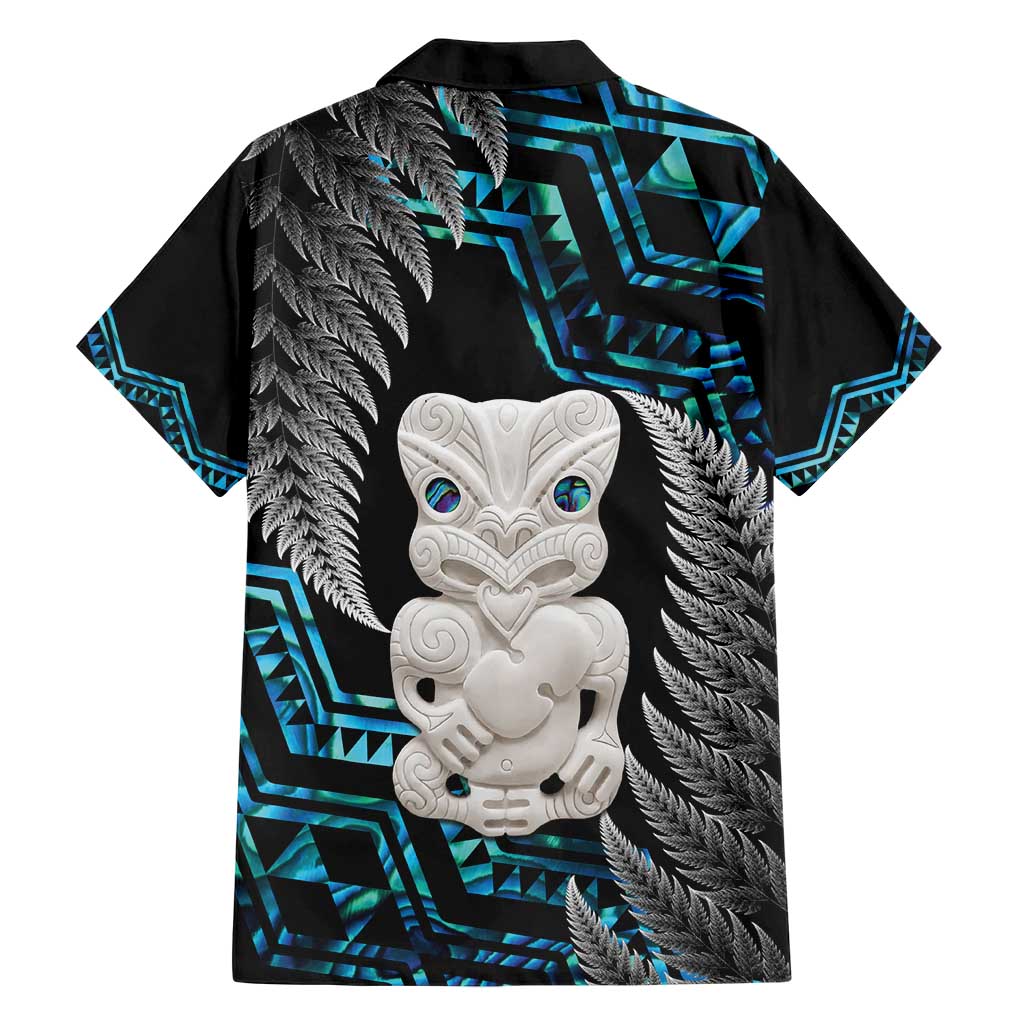Aotearoa Taniko Paua Shell With Hei Tiki Hawaiian Shirt LT14 - Polynesian Pride