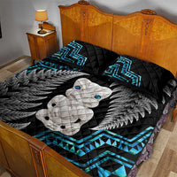 Aotearoa Taniko Paua Shell With Hei Tiki Quilt Bed Set LT14 - Polynesian Pride