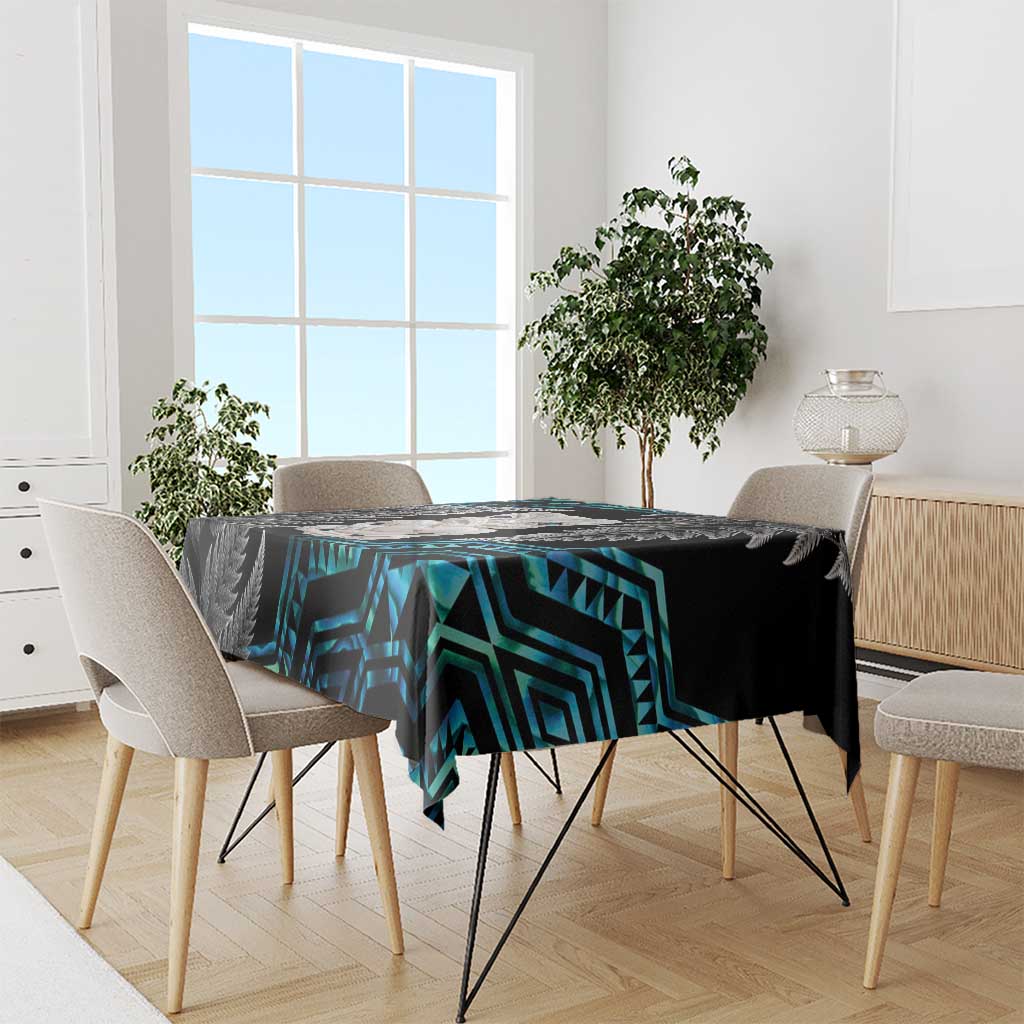 Aotearoa Taniko Paua Shell With Hei Tiki Tablecloth LT14 - Polynesian Pride
