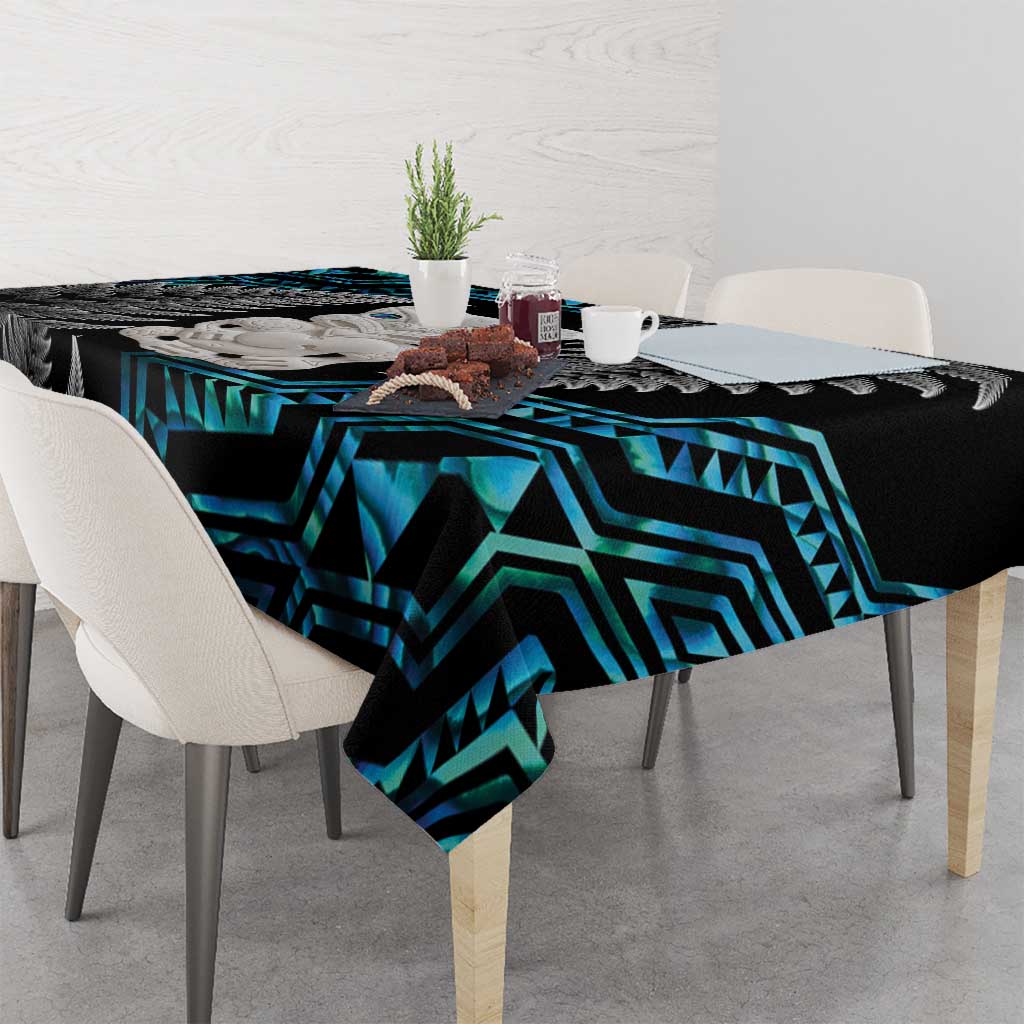 Aotearoa Taniko Paua Shell With Hei Tiki Tablecloth LT14 - Polynesian Pride