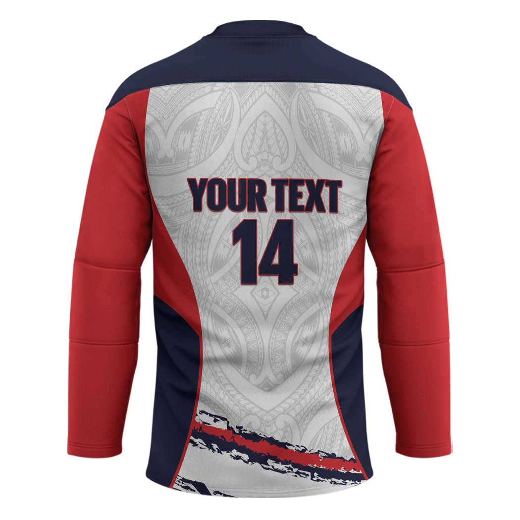 AS Venus Tahiti Football Custom Hockey Jersey Go Champions Polynesian Pattern LT14 - Polynesian Pride