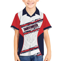 AS Venus Tahiti Football Custom Kid Hawaiian Shirt Go Champions Polynesian Pattern LT14 Kid White - Polynesian Pride