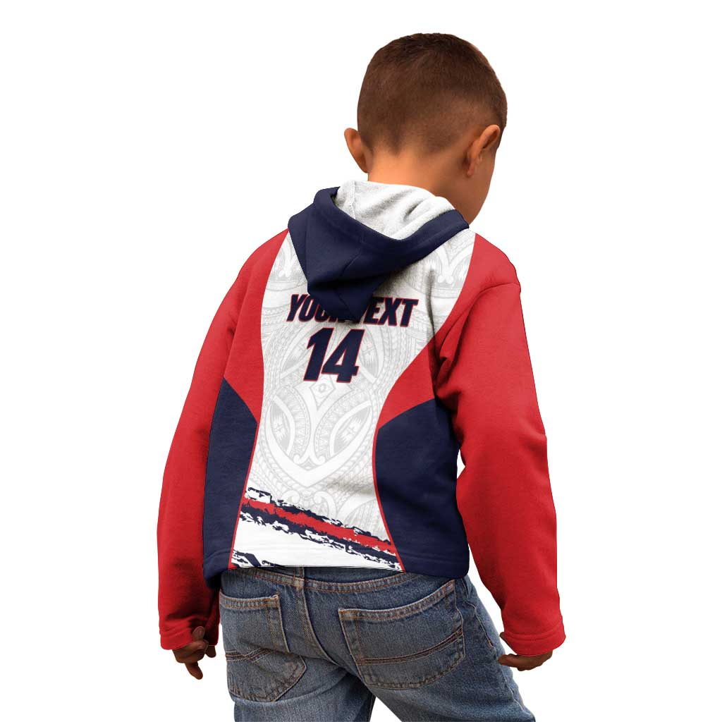 AS Venus Tahiti Football Custom Kid Hoodie Go Champions Polynesian Pattern LT14 - Polynesian Pride