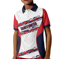 AS Venus Tahiti Football Custom Kid Polo Shirt Go Champions Polynesian Pattern LT14 Kid White - Polynesian Pride