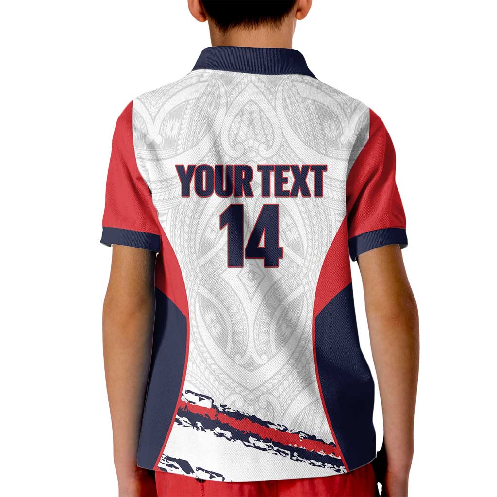 AS Venus Tahiti Football Custom Kid Polo Shirt Go Champions Polynesian Pattern LT14 - Polynesian Pride