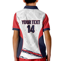 AS Venus Tahiti Football Custom Kid Polo Shirt Go Champions Polynesian Pattern LT14 - Polynesian Pride