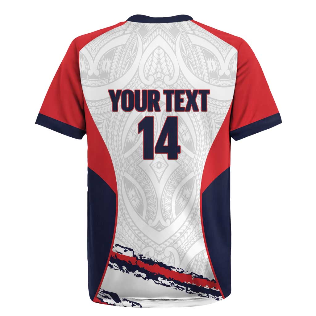 AS Venus Tahiti Football Custom Rugby Jersey Go Champions Polynesian Pattern LT14 - Polynesian Pride